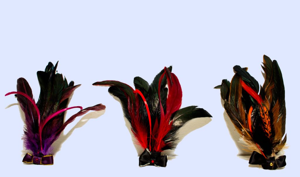 Long Black Feather Cape B Barbarella